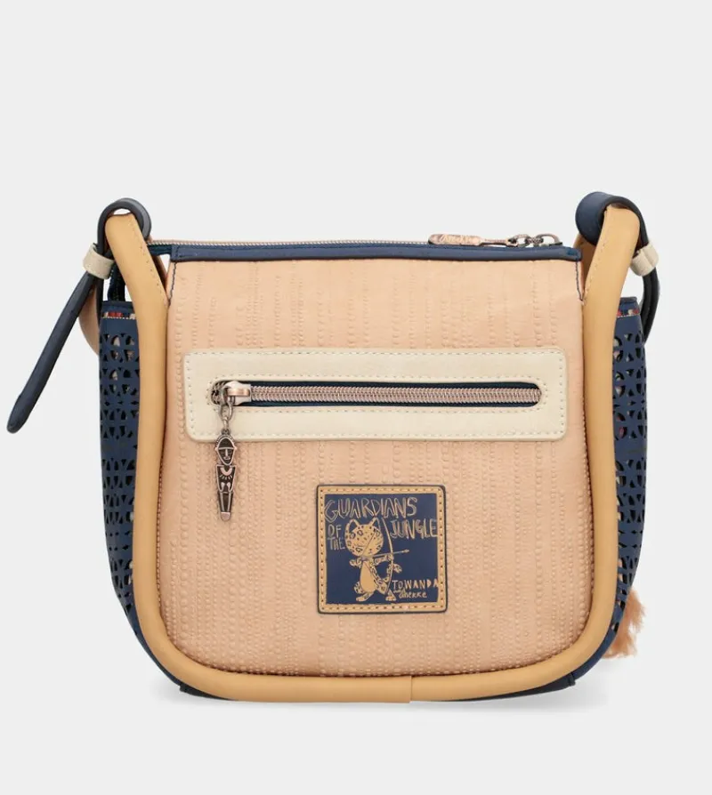 Anekke Tribe Navy Blue Printed Crossbody Bag Sale