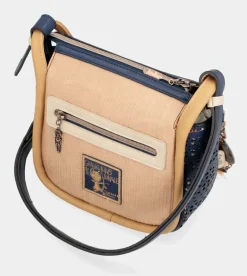 Anekke Tribe Navy Blue Printed Crossbody Bag Sale