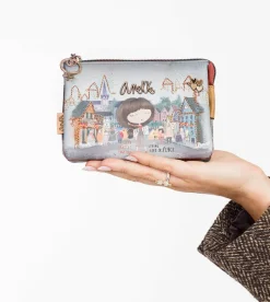 Anekke Triple Compartment Coin Purse Voice Best Sale