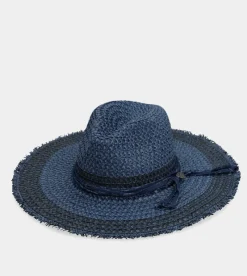 Anekke Two-Tone Raffia Hat Flash Sale