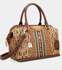 Anekke Urban Brown Logo Bowling Bag Online