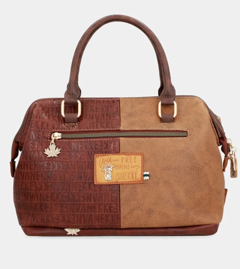 Anekke Urban Brown Logo Bowling Bag Online