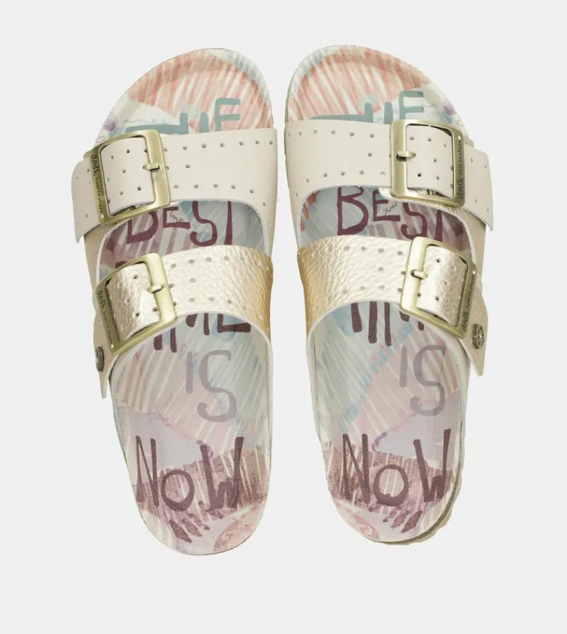 Anekke Women'S Gold Bio Sandals Best Sale