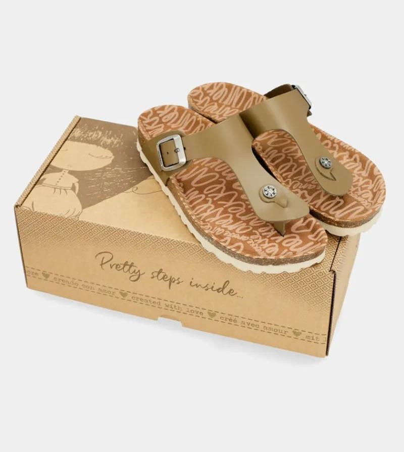 Anekke Women'S Green Bio Sandals Clearance